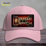 General Robert E Lee Novelty License Plate Hat Cotton / Pink