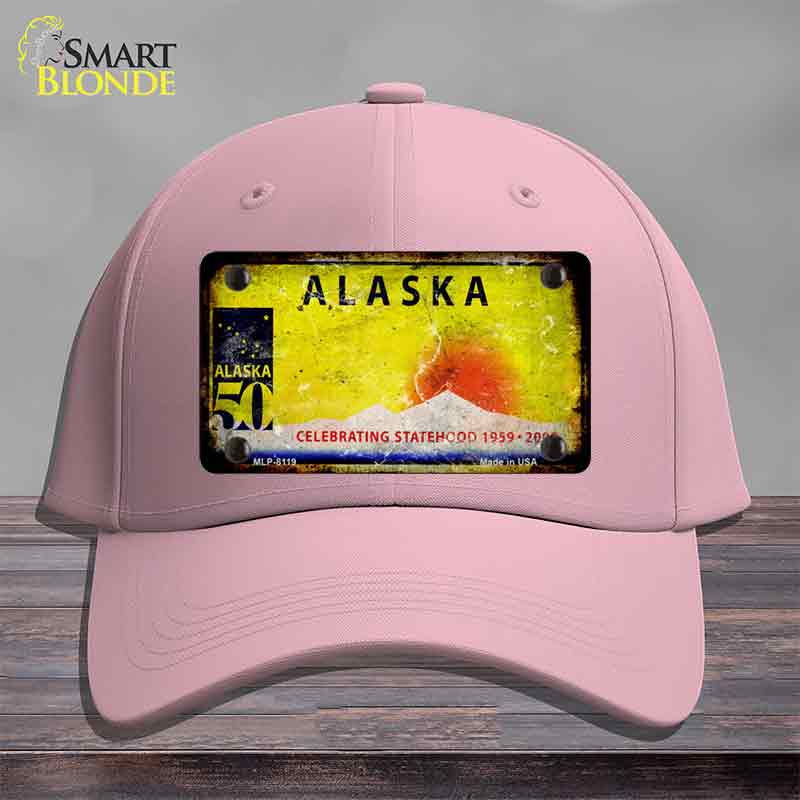 Alaska State Rusty Novelty License Plate Hat HAT-MLP-8119