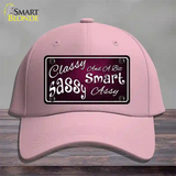 Classy Sassy Novelty License Plate Hat Cotton / Pink