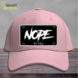 Nope Not Today Novelty License Plate Hat