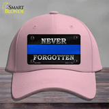 Never Forgotten Thin Blue Line Novelty License Plate Hat Cotton / Pink