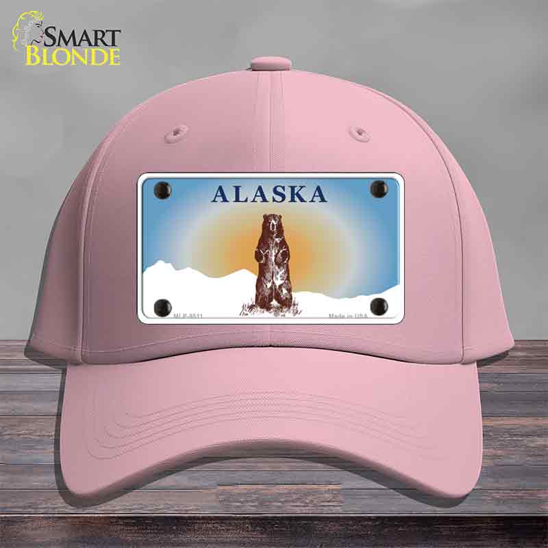 Alaska Bear Novelty License Plate Hat HAT-MLP-9511