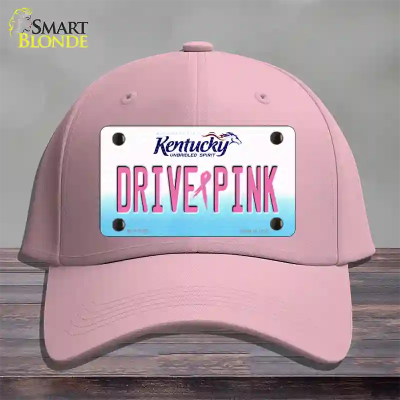 Drive Pink Kentucky Novelty License Plate Hat Cotton / Pink