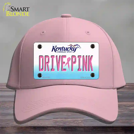 Drive Pink Kentucky Novelty License Plate Hat Cotton / Pink