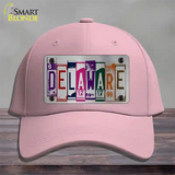 Delaware License Plate Art Novelty License Plate Hat Cotton / Pink