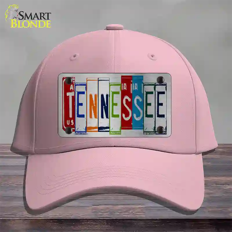 Tennessee License Plate Art Novelty License Plate Hat Cotton / Pink