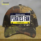 Pirates Fan Pennsylvania Novelty License Plate Hat Cotton / Camoflauge