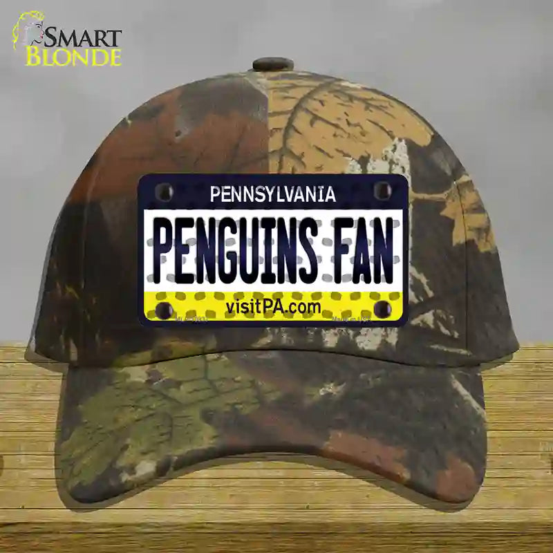 Penguins Fan Pennsylvania Novelty License Plate Hat Cotton / Camoflauge