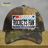 Rockets Fan Texas Novelty License Plate Hat Cotton / Camoflauge