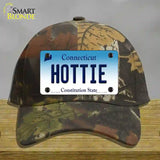 Hottie Connecticut Novelty License Plate Hat Cotton / Camoflauge