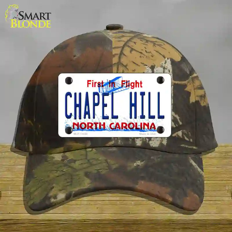 Chapel Hill North Carolina Novelty License Plate Hat Cotton / Camoflauge