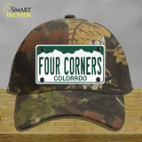 Four Corners Colorado Novelty License Plate Hat Cotton Camoflauge