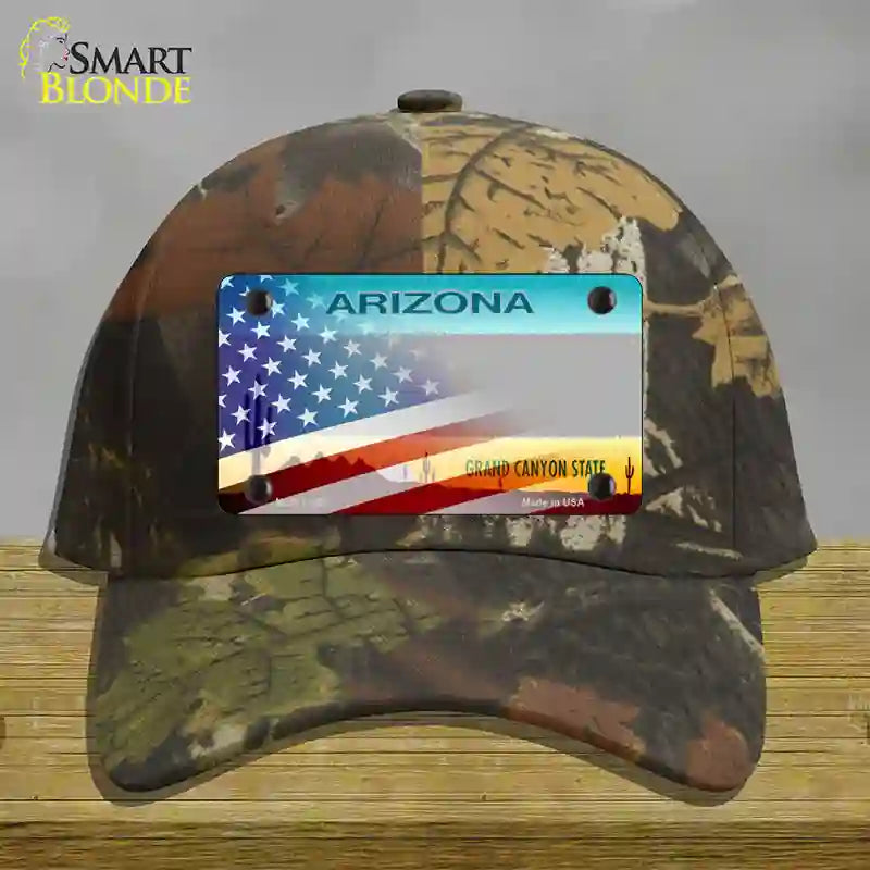 Arizona License Plate American Flag Novelty License Plate Hat HAT-MLP-12431