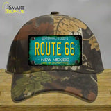 Route 66 New Mexico Rusty Novelty License Plate Hat Cotton / Camoflauge