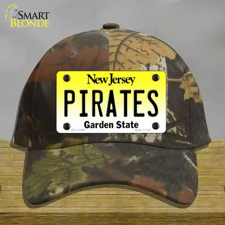 Pirates Novelty License Plate Hat Cotton / Camoflauge
