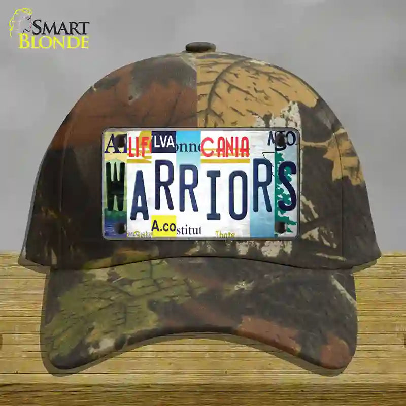 Warriors Strip Art Novelty License Plate Hat Tag Cotton Camoflauge