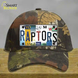 Raptors Strip Art Novelty License Plate Hat Tag Cotton Camoflauge