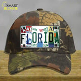 Florida Strip Art Novelty License Plate Hat Tag Cotton Camoflauge