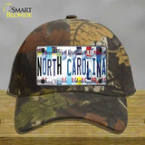 North Carolina Strip Art Novelty License Plate Hat Tag Cotton Camoflauge
