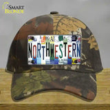 Northwestern Strip Art Novelty License Plate Hat Tag Cotton Camoflauge
