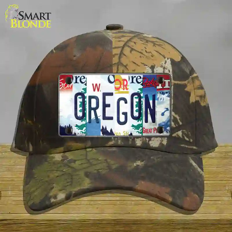 Oregon Strip Art Novelty License Plate Hat Tag Cotton Camoflauge