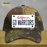 Go Warriors Novelty License Plate Hat Tag Cotton Camoflauge