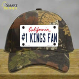 Number 1 Kings Fan California Novelty License Plate Hat Tag Cotton Camoflauge