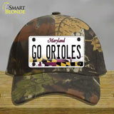 Go Orioles Novelty License Plate Hat Tag Cotton Camoflauge