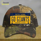 New York Go Giants Novelty License Plate Hat Tag Cotton Camoflauge