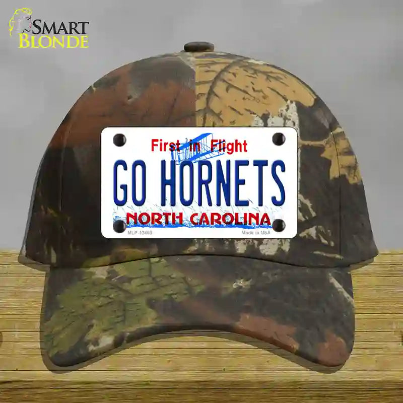 Hornets Fan Novelty License Plate Hat Tag Cotton Camoflauge