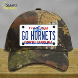 Hornets Fan Novelty License Plate Hat Tag Cotton Camoflauge