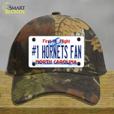 Number 1 Hornets Fan Novelty License Plate Hat Tag Cotton Camoflauge