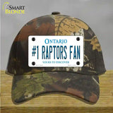 Number 1 Raptors Fan Novelty License Plate Hat Tag Cotton Camoflauge