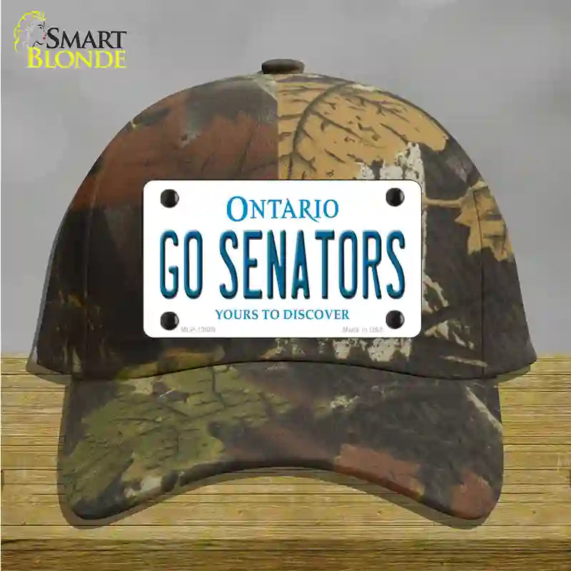 Go Senators Novelty License Plate Hat Tag Cotton Camoflauge