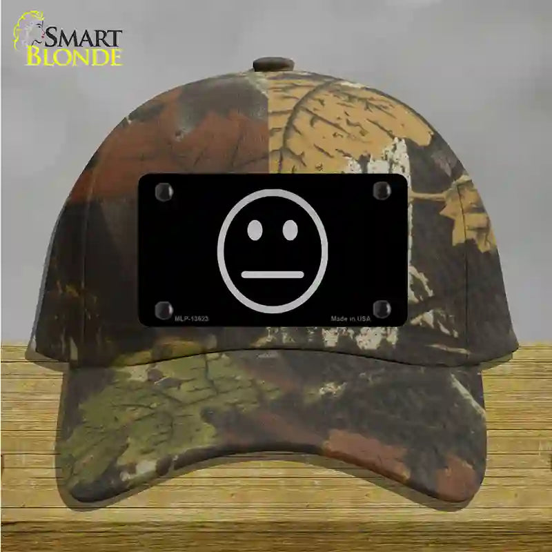 Meh Black Novelty License Plate Hat Tag Cotton / Camoflauge