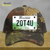 Too Cute For You Novelty License Plate Hat Tag Cotton Camoflauge