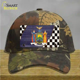 New York Racing Flag Novelty License Plate Hat Tag Cotton Camoflauge