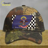 North Dakota Racing Flag Novelty License Plate Hat Tag Cotton Camoflauge