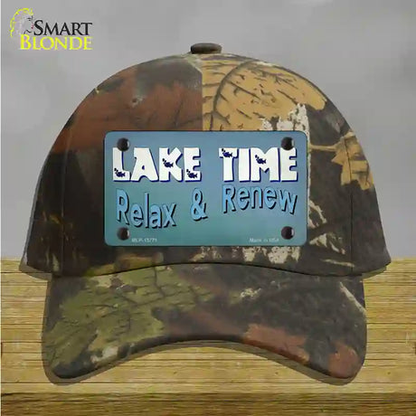 Lake Time Novelty License Plate Hat Tag Cotton Camoflauge