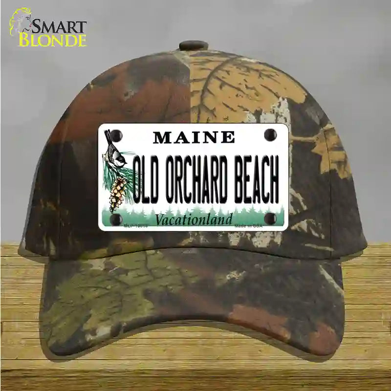Old Orchard Beach Maine Novelty License Plate Hat Tag Cotton Camoflauge