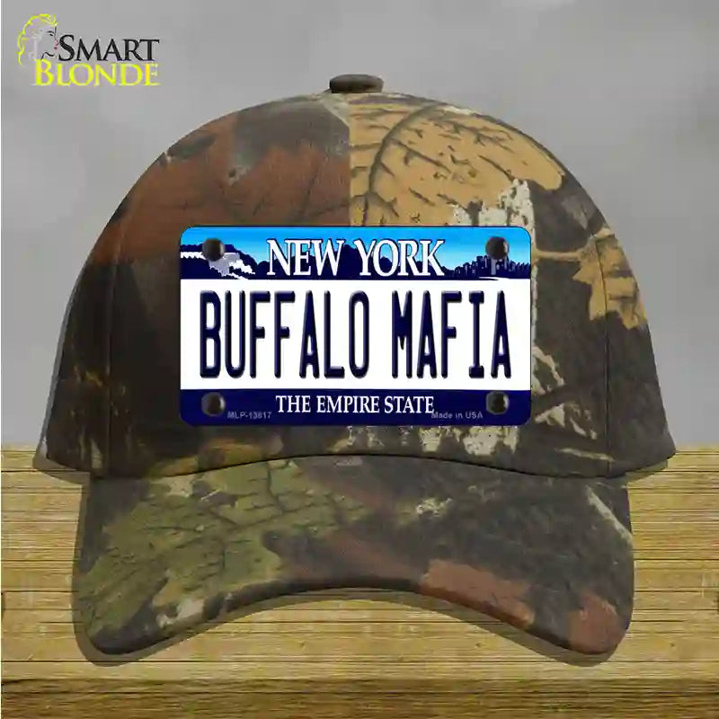 Buffalo Mafia New York Novelty License Plate Hat Tag Cotton Camoflauge