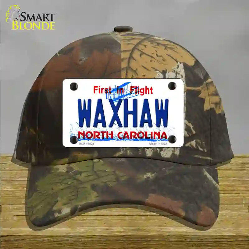 Waxhaw North Carolina Novelty License Plate Hat Tag Cotton Camoflauge