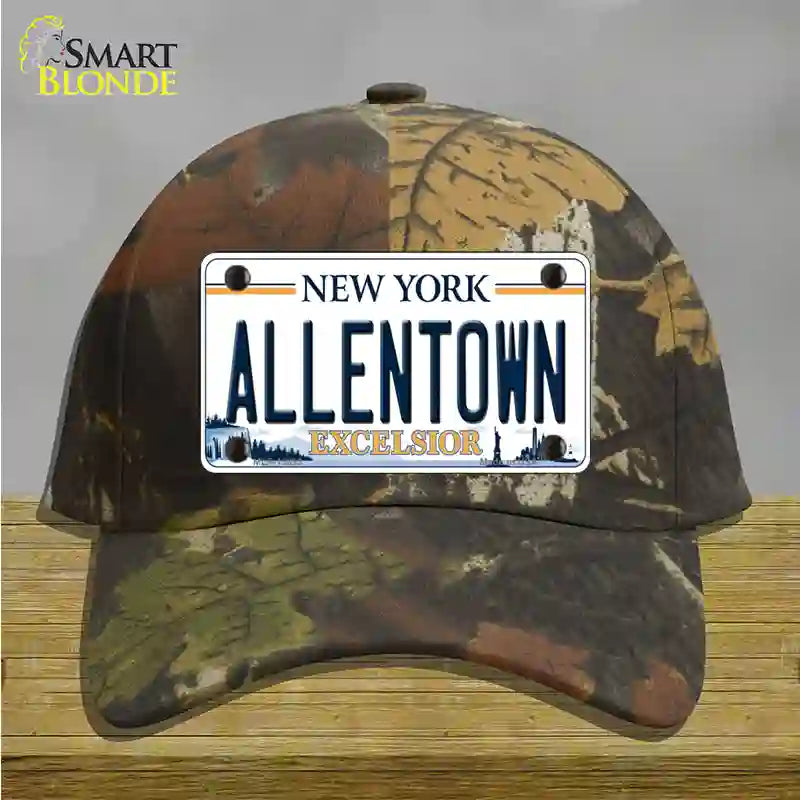 Allentown Excelsior New York Novelty License Plate Hat Tag Cotton Camoflauge