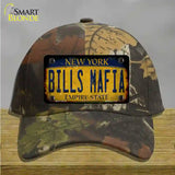 Bills Mafia New York Yellow Rusty Novelty License Plate Hat Tag Cotton Camoflauge