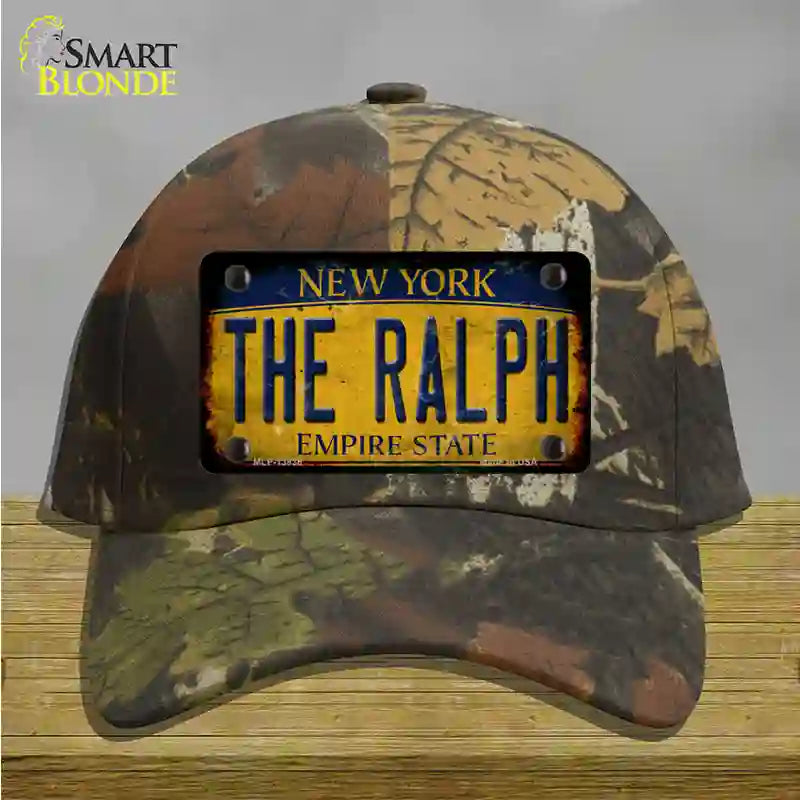 The Ralph New York Rusty Novelty License Plate Hat Tag Cotton Camoflauge