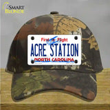 Acre Station North Carolina Novelty License Plate Hat Tag Cotton Camoflauge