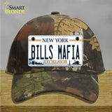 Bills Mafia NY Excelsior Novelty License Plate Hat Tag Cotton Camoflauge