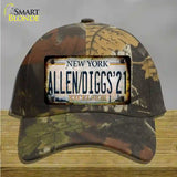 Allen Diggs 21 NY Excelsior Rusty Novelty License Plate Hat Tag Cotton Camoflauge
