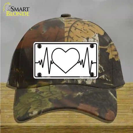 Love Heart Beat Novelty License Plate Hat Tag Cotton / Camoflauge