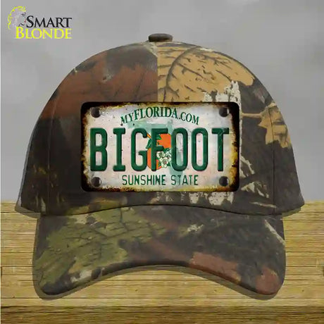 Bigfoot Florida Novelty License Plate Hat Tag Cotton / Camoflauge